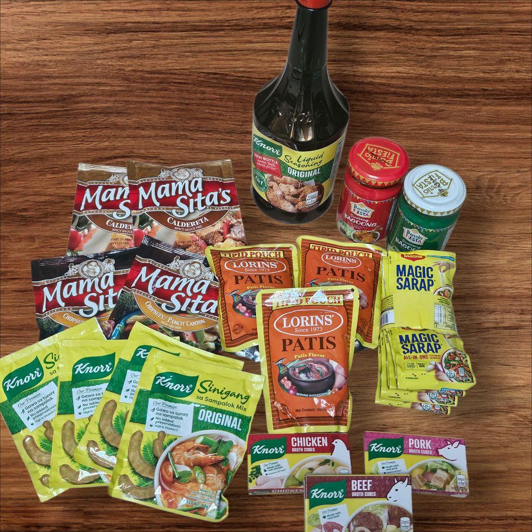 Philippine food knorr seasoning フィリピン食品