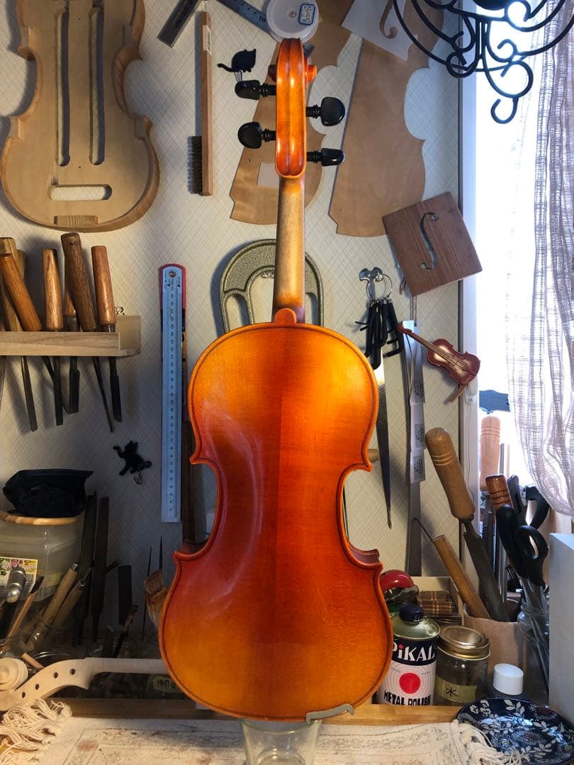 【駒&魂柱調整済】Suzuki分数バイオリンNo280 3/4 1985