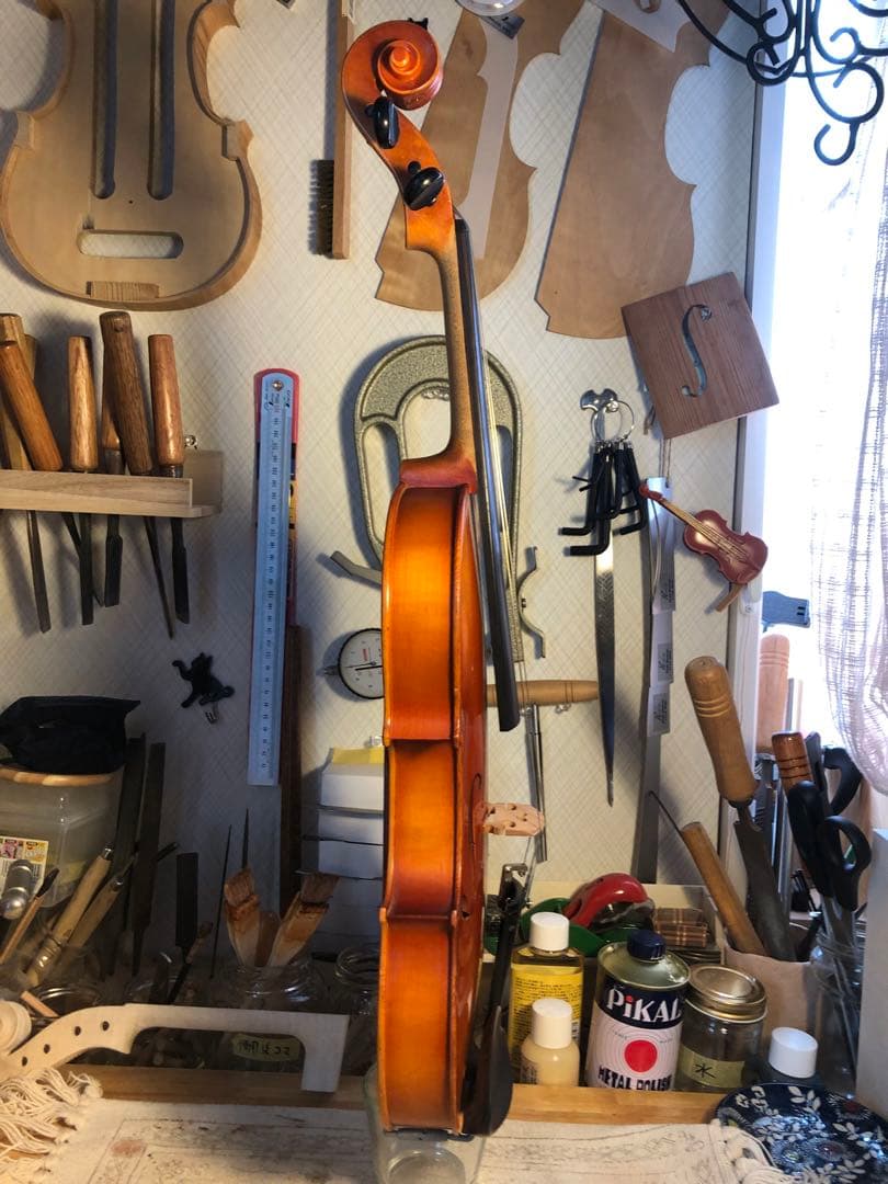 【駒&魂柱調整済】Suzuki分数バイオリンNo280 3/4 1985