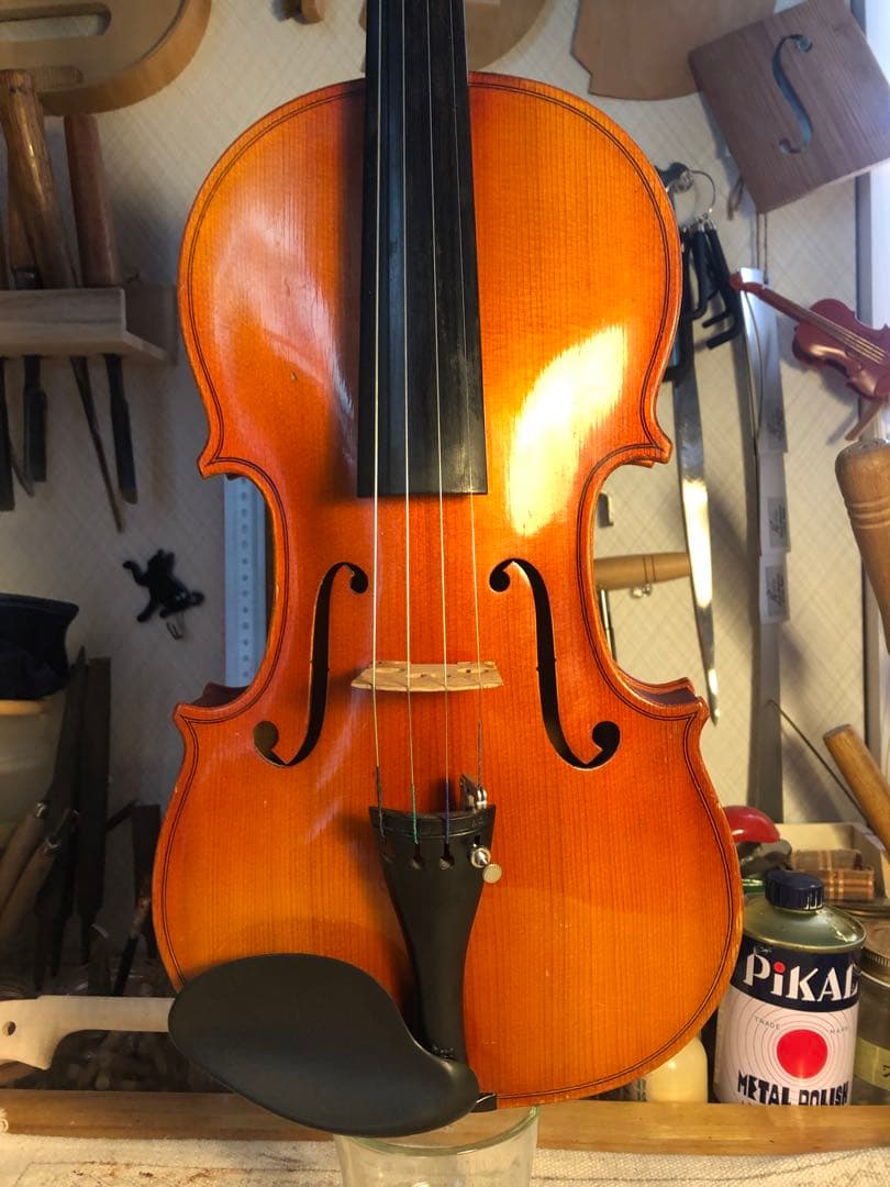 【駒&魂柱調整済】Suzuki分数バイオリンNo280 3/4 1985