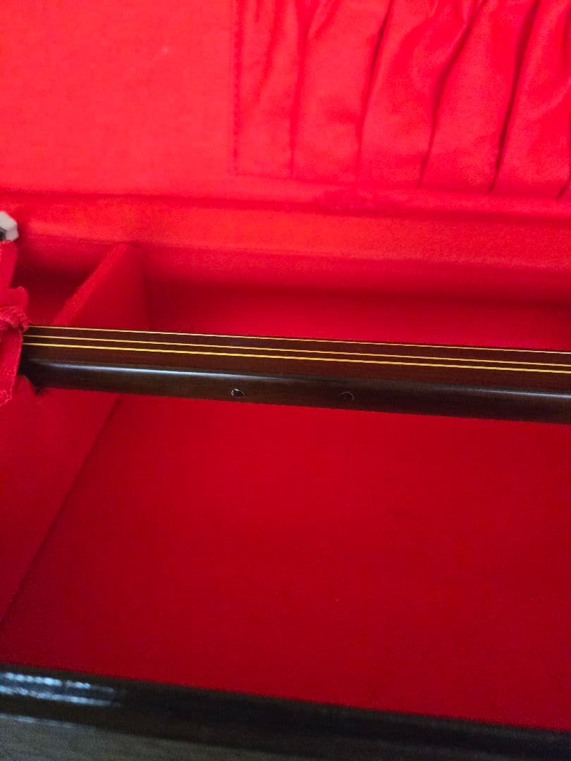 国産　守礼印 ハードケース 琉球 沖縄 三線 全長79cm 蛇皮柄