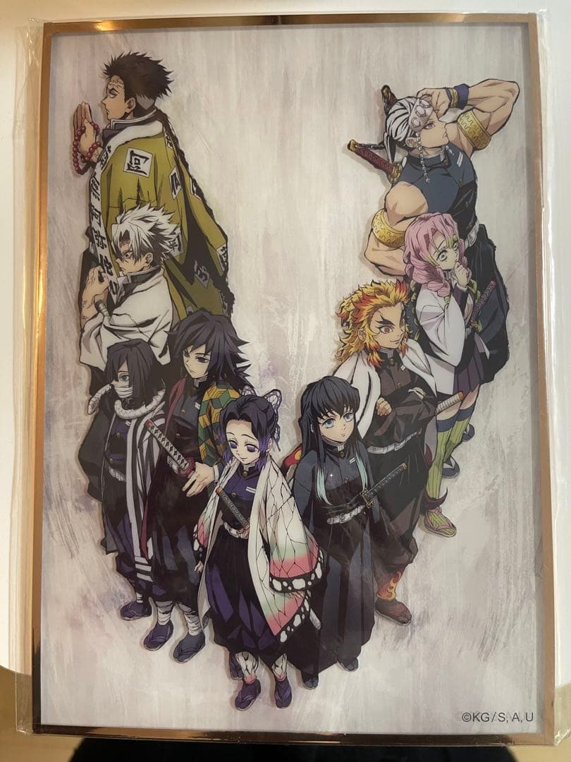 鬼滅の刃　鬼滅シアター　キービジュアルアクリル色紙　柱合会議・蝶屋敷編