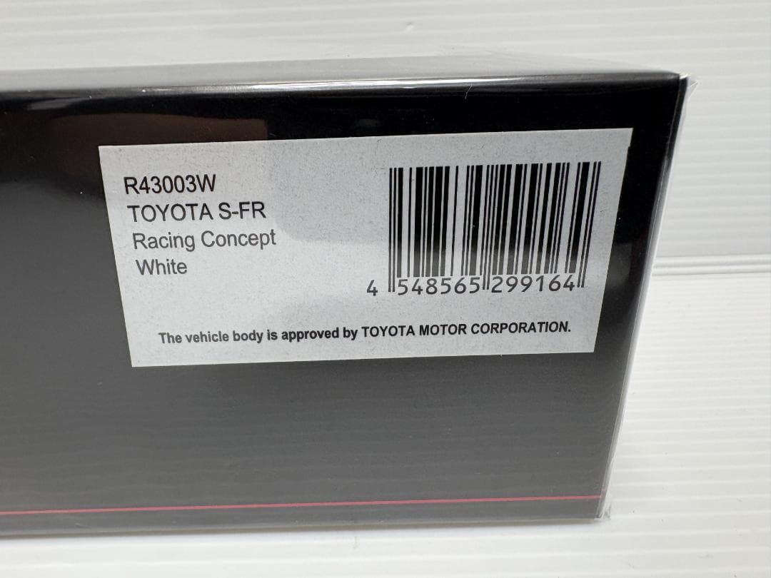 京商 1/43 トヨタ S-FR レーシング コンセプト ホワイト