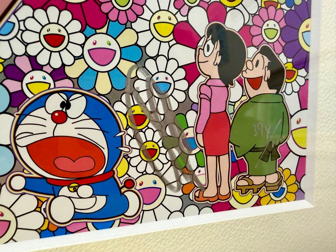 村上隆 ドラえもん あんなこといいな 出来たらいいな フラワー 藤子 リトグラフ