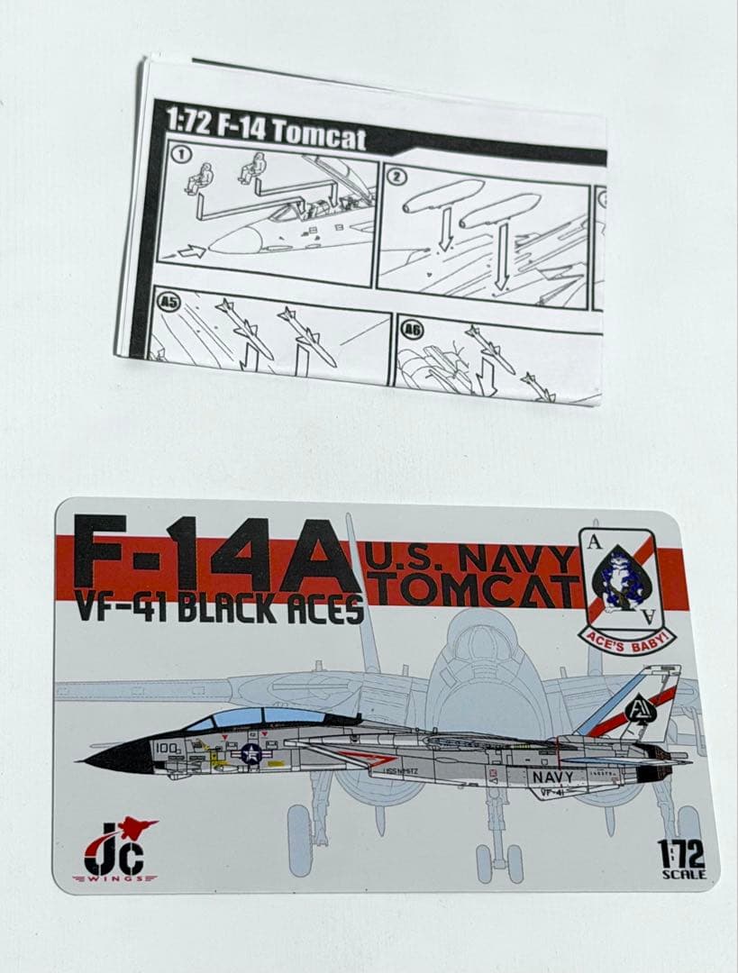 JCW 1/72 F-14A トムキャット VF-41 Black Aces