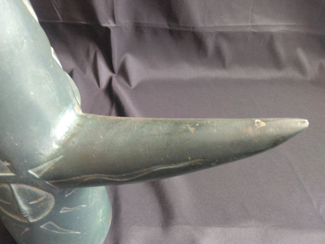 岡本太郎さん　太陽の塔　ブロンズ色　台座付き