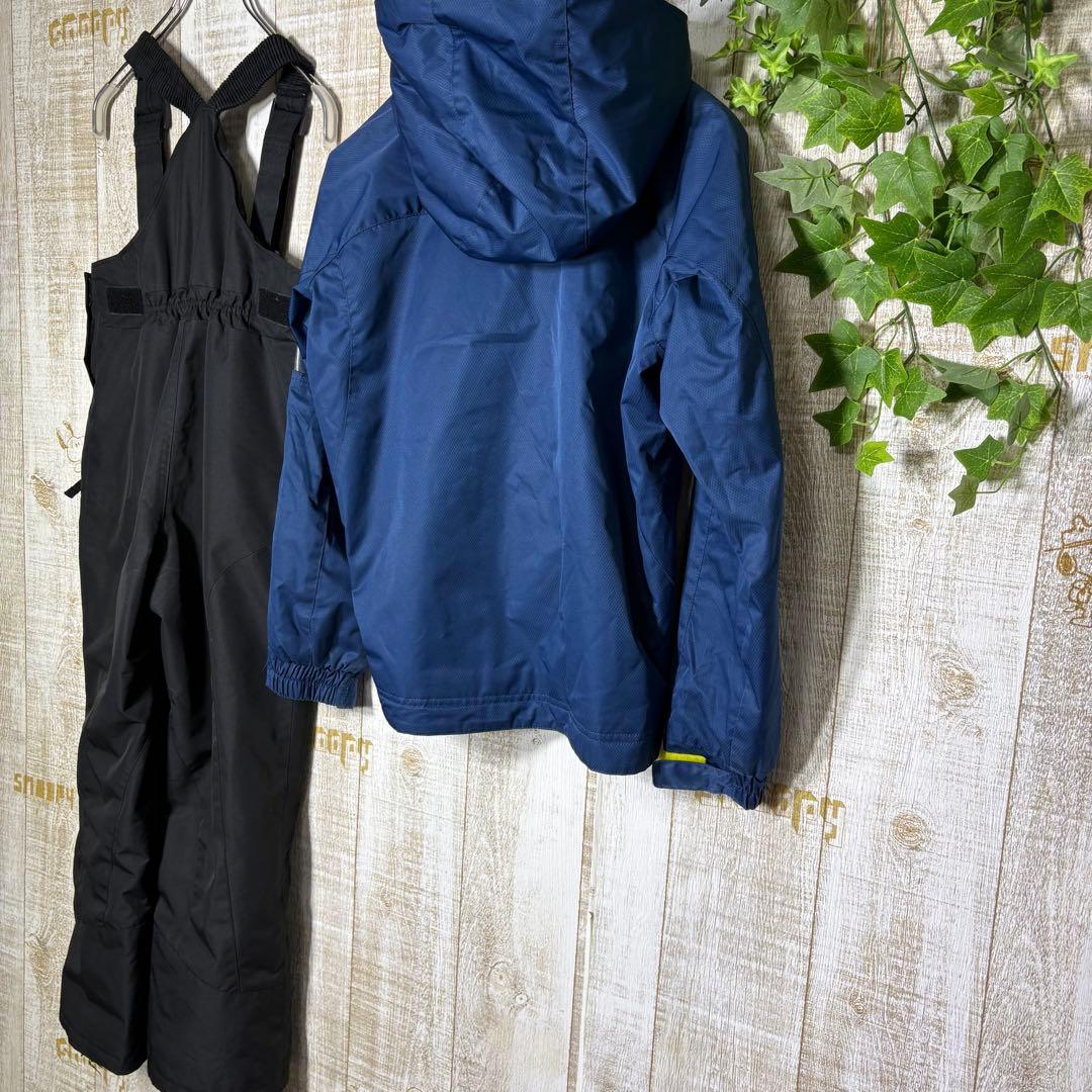 フェニックス　スノーボード　スキー　スノーウェア キッズ　セットアップ　紺　黒