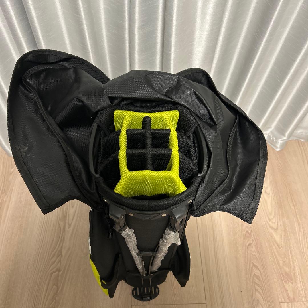 Srixon キャディバッグ 黒/黄 防水カバー付き