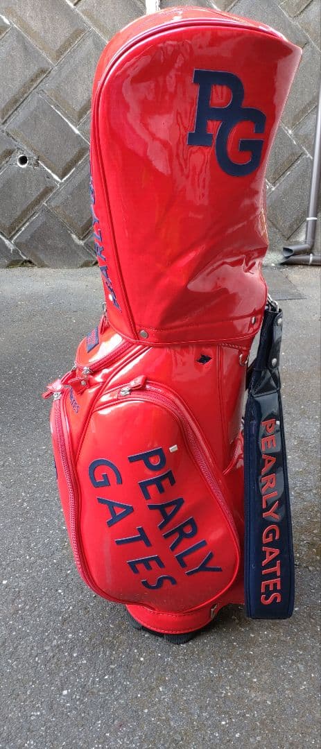 PEARLY GATES ゴルフバッグ 赤