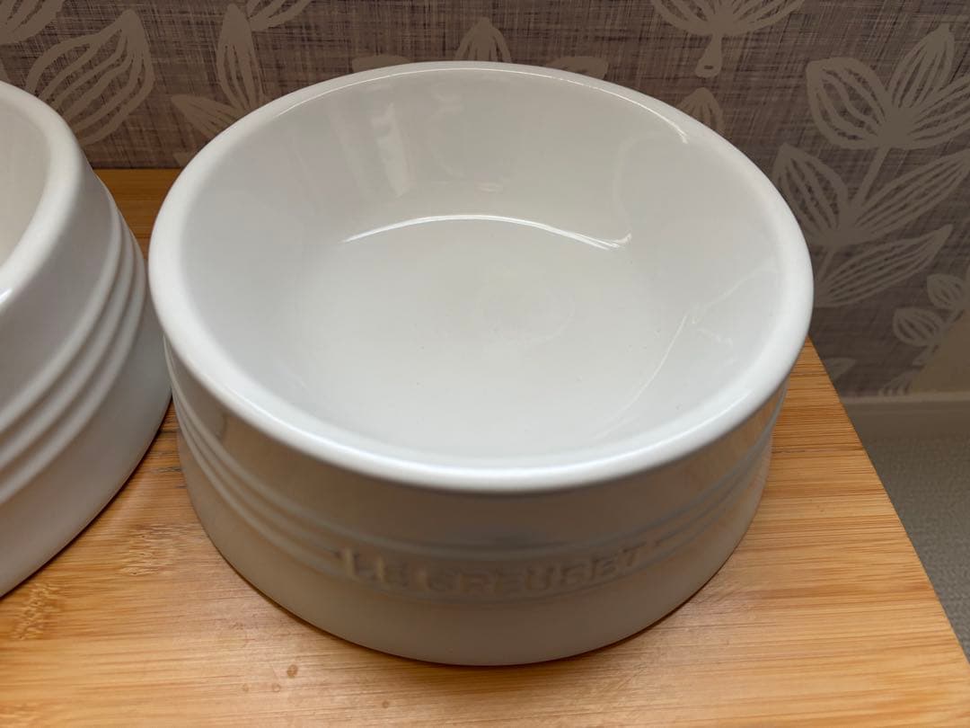 LE CREUSET ホワイト フードボウル(L) 2個セット