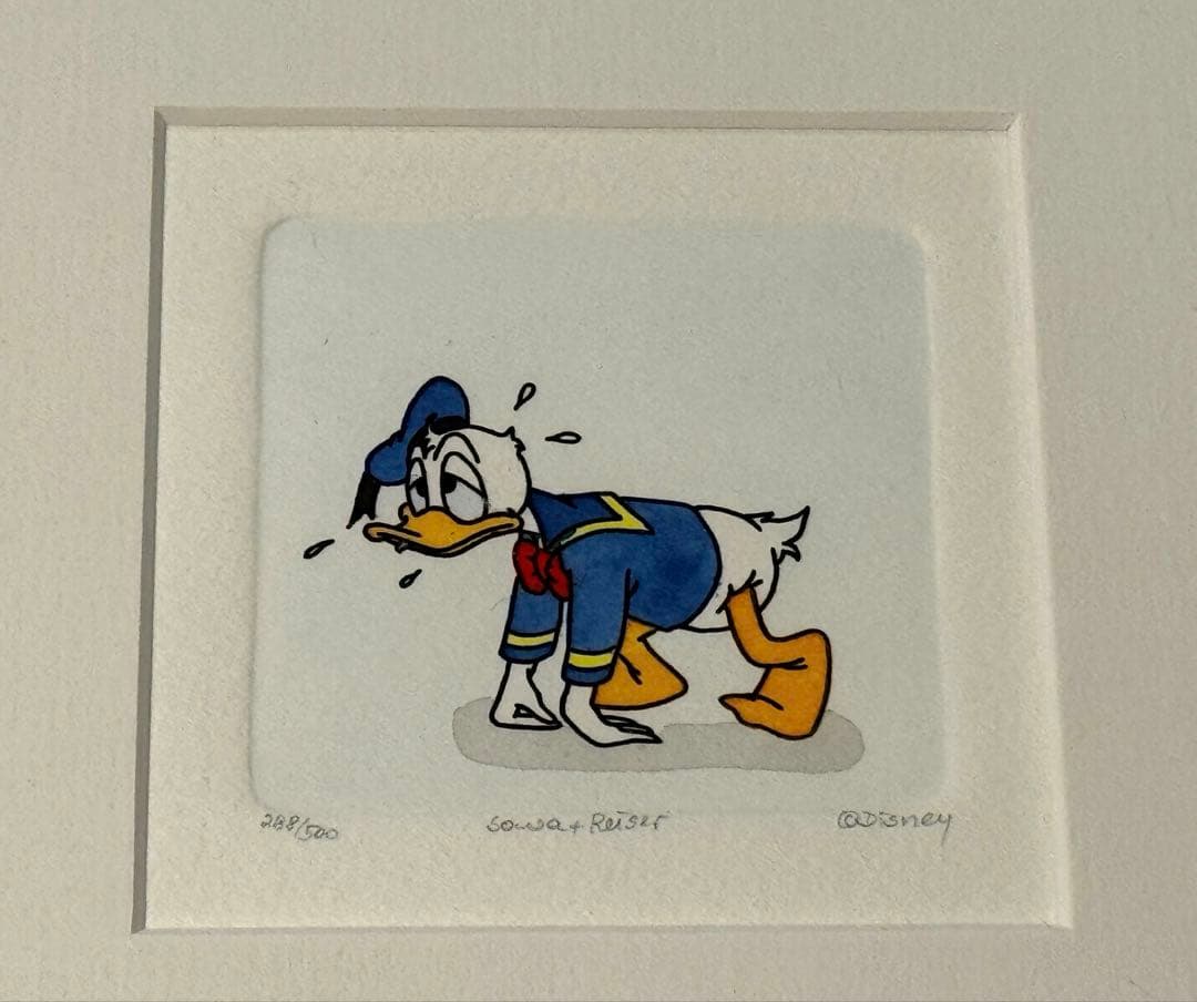 貴重 【限定 500】Sowa&Reiser ディズニー ドナルド 版画
