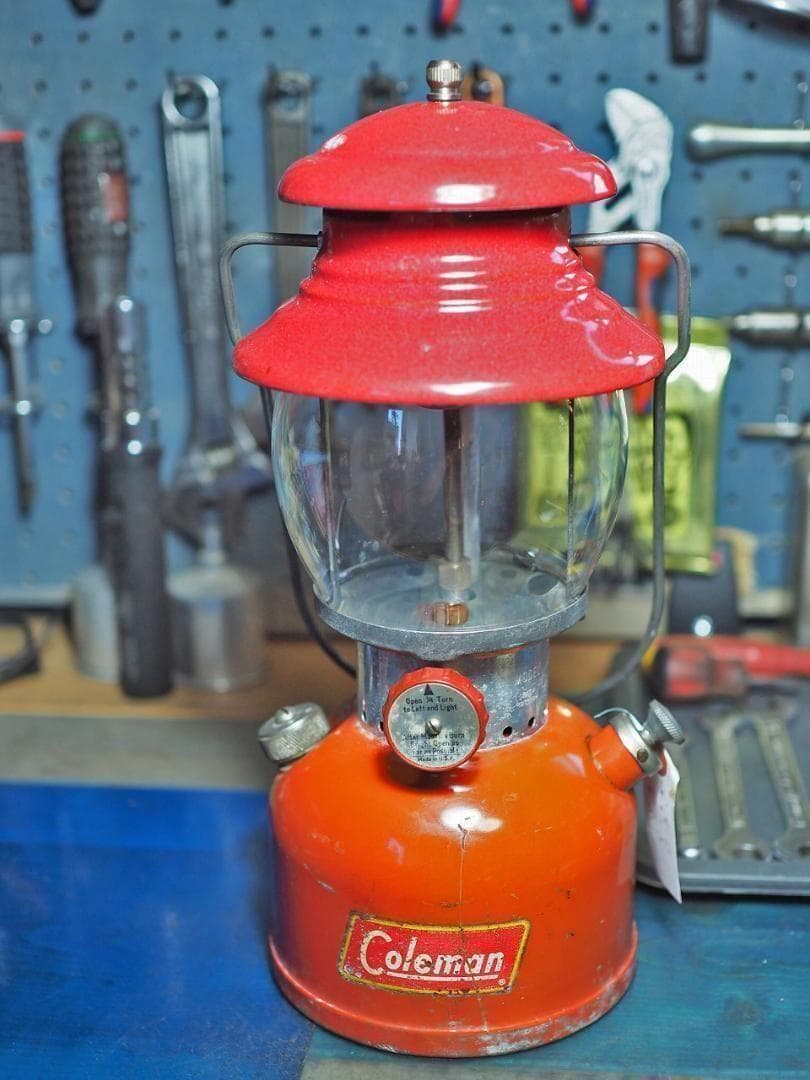 燃焼絶好調1955年6月 コールマン 200A ランタン イエローボーダーt47
