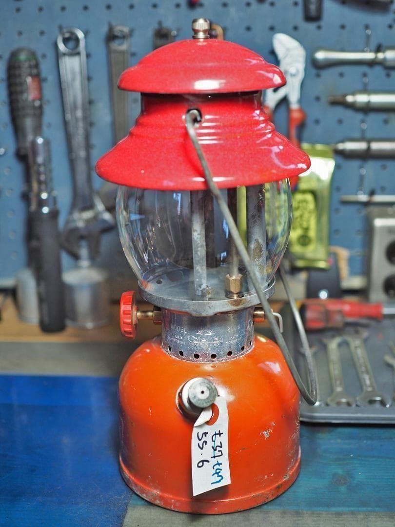 燃焼絶好調1955年6月 コールマン 200A ランタン イエローボーダーt47