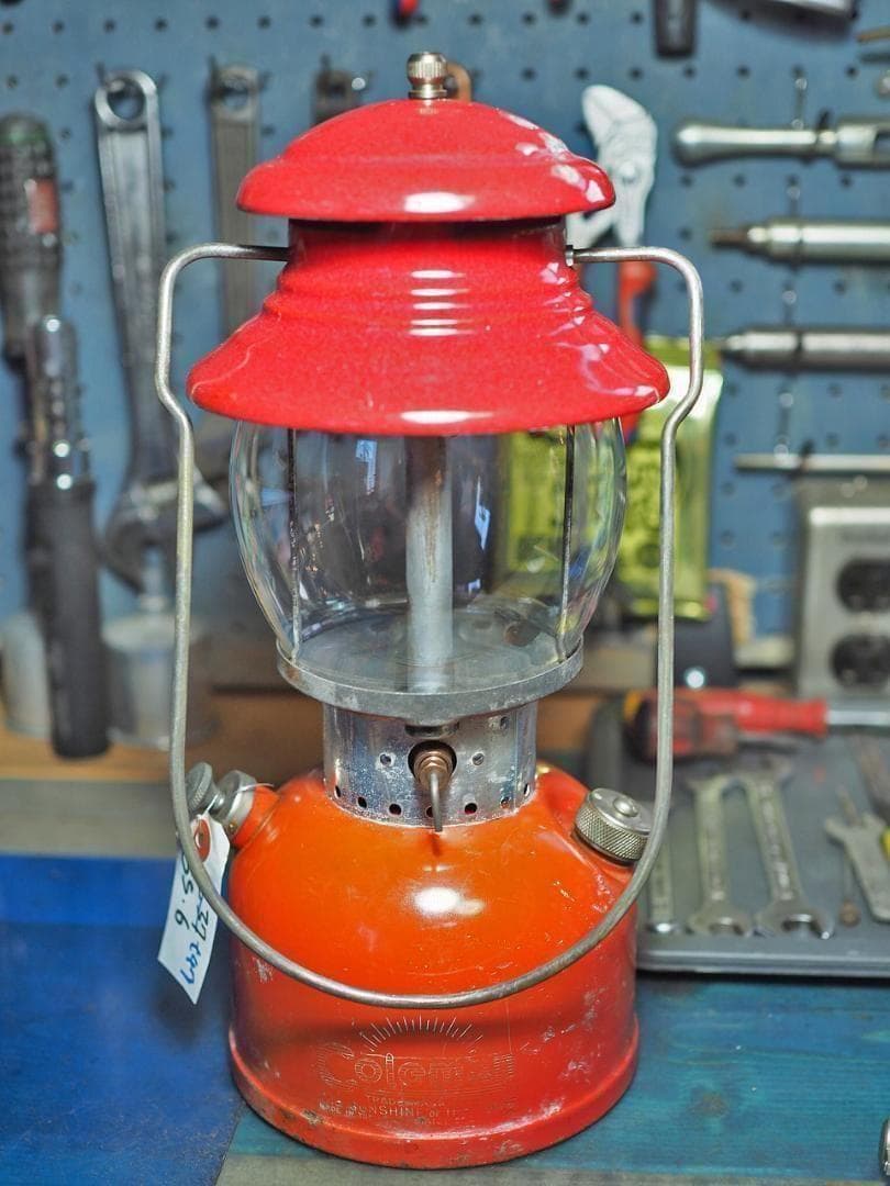 燃焼絶好調1955年6月 コールマン 200A ランタン イエローボーダーt47