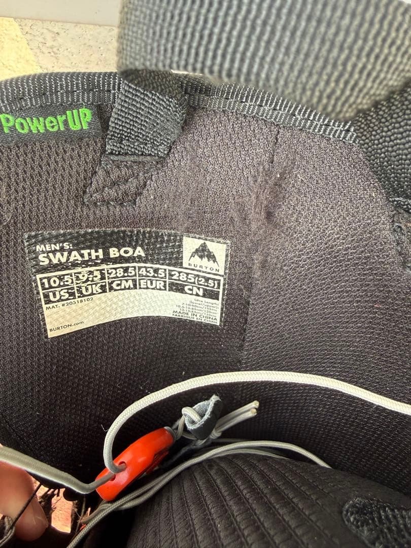 バートン　スワス　 BURTON ブーツ SWATH BOA 28.5cm 黒