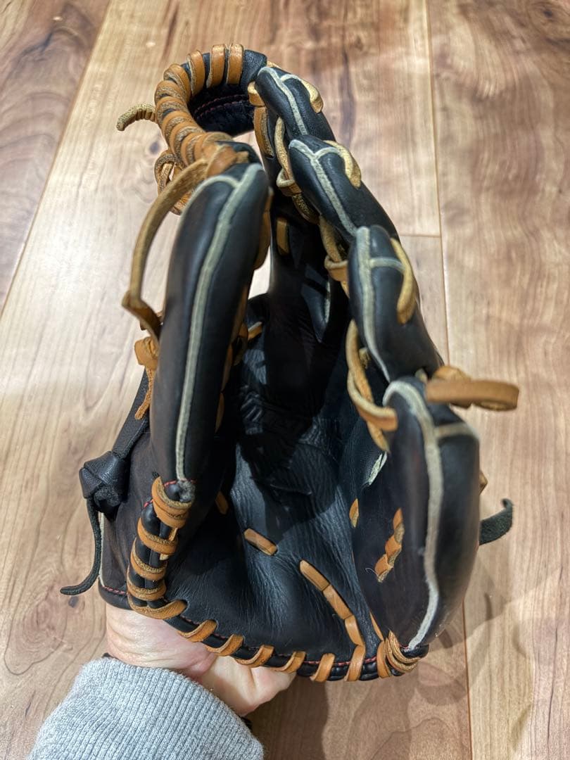 ミズノMIZUNO 少年軟式用 グローブ ブラック サイズS ウィルドライブ