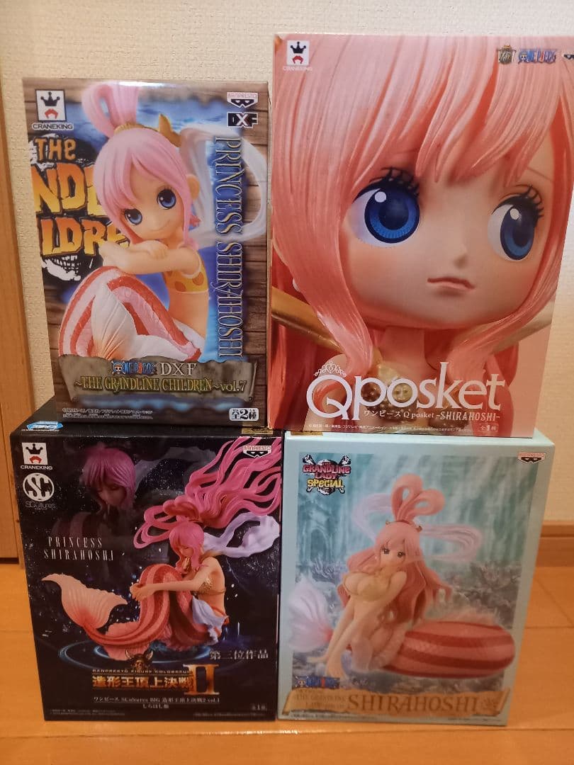 ワンピース　ONE PIECE　しらほし姫　フィギア　セット