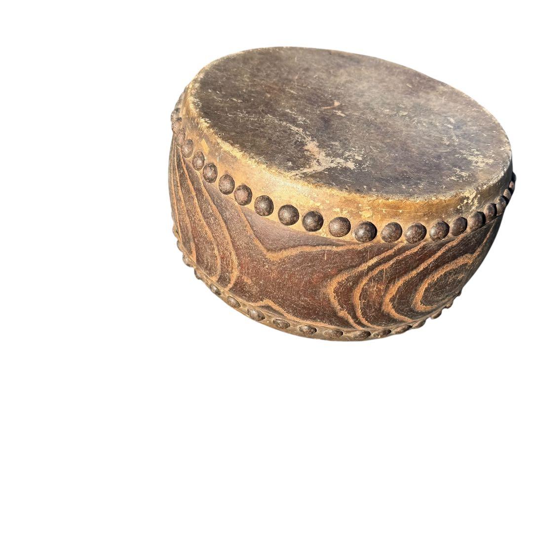 時代物 和太鼓 平太鼓 希少品 古民具 骨董 伝統楽器