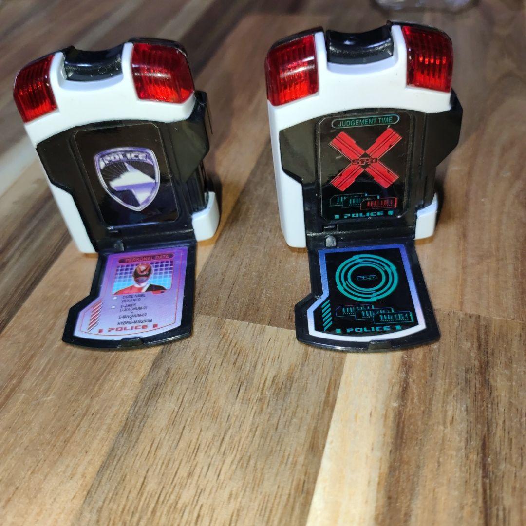 特捜戦隊デカレンジャー　リアルチェンジ　デカレッド　全4種コンプ　激レア