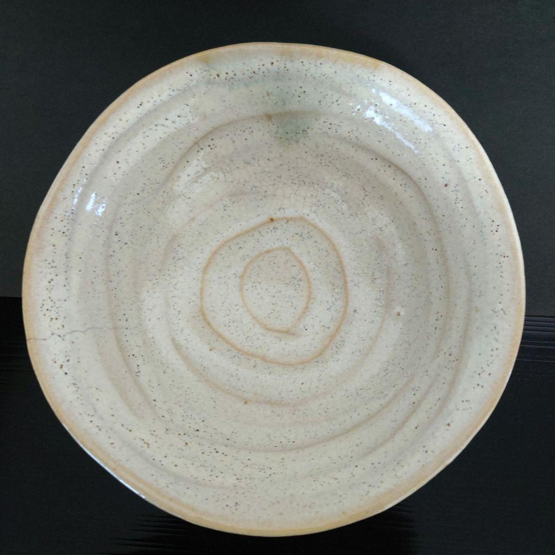 赤膚焼 二代 大塩昭山作　 抹茶茶碗 　平茶碗　茶道具