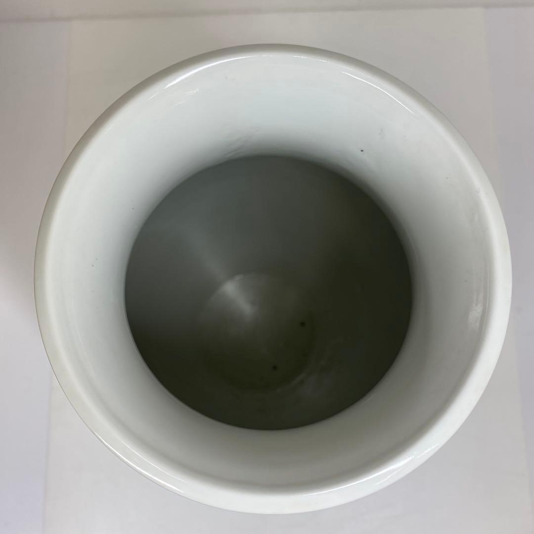 今泉今右衛門　花入　共箱　高さ約28.1㎝ タニト　東さ7-0310③