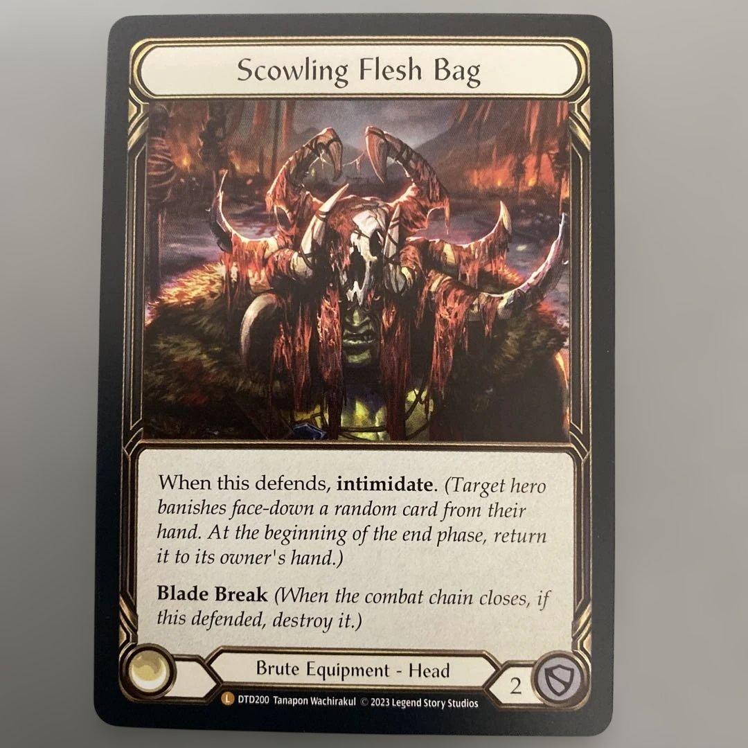 【追跡あり/匿名配送】【RF】Scowling Flesh Bag