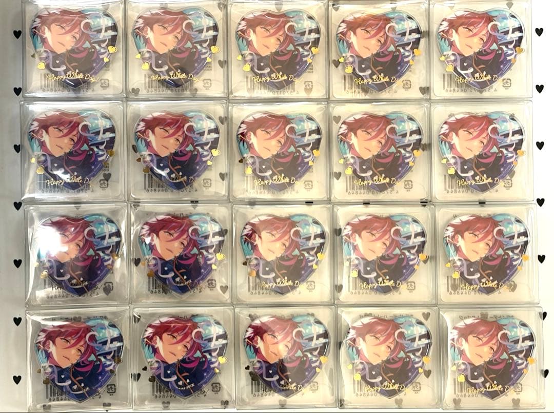 あんスタ 逆先夏目 ホワイトデー缶バッジ 20個セット