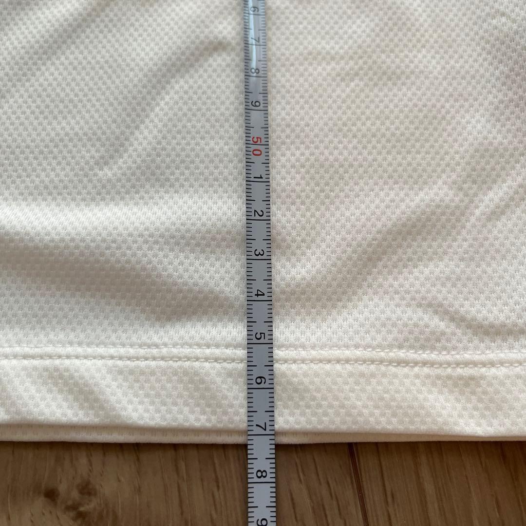 ホワイトノースリーブゴルフシャツ