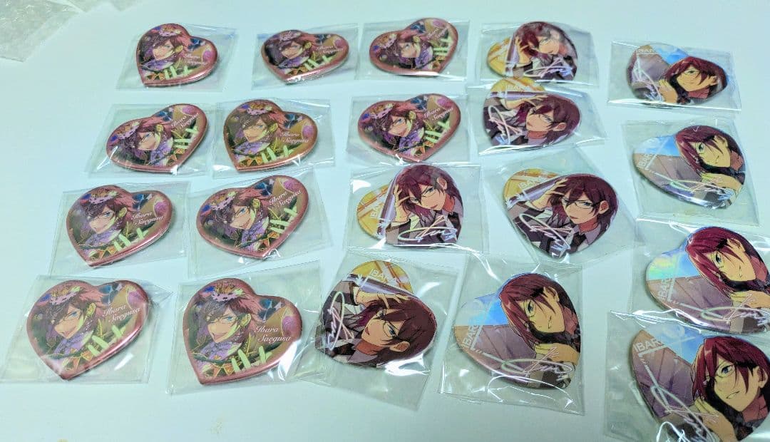 七種茨　ハート缶バッジ　痛バ　あんスタ