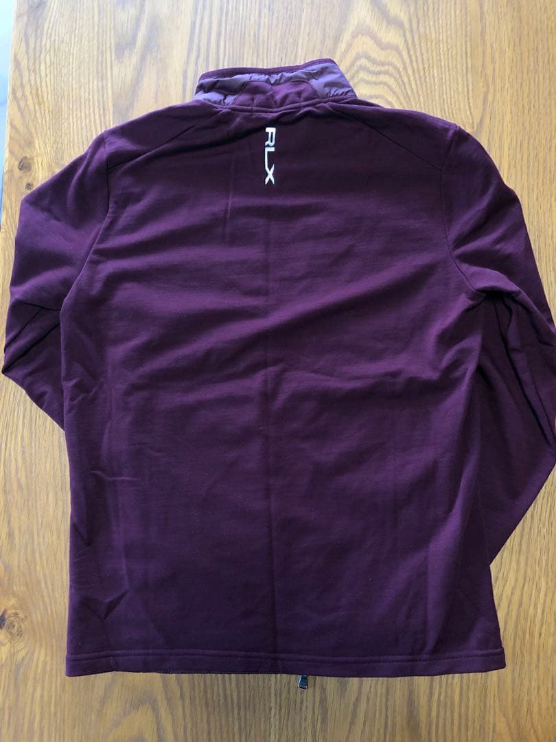 RLX ゴルフジャケット Sサイズ 紫　ハイブリッド モックネック ジャケット