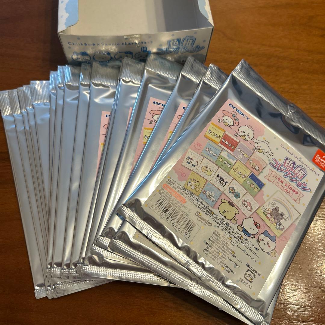 ちいかわ×サンリオキャラクターズ 色紙コレクション　BOX