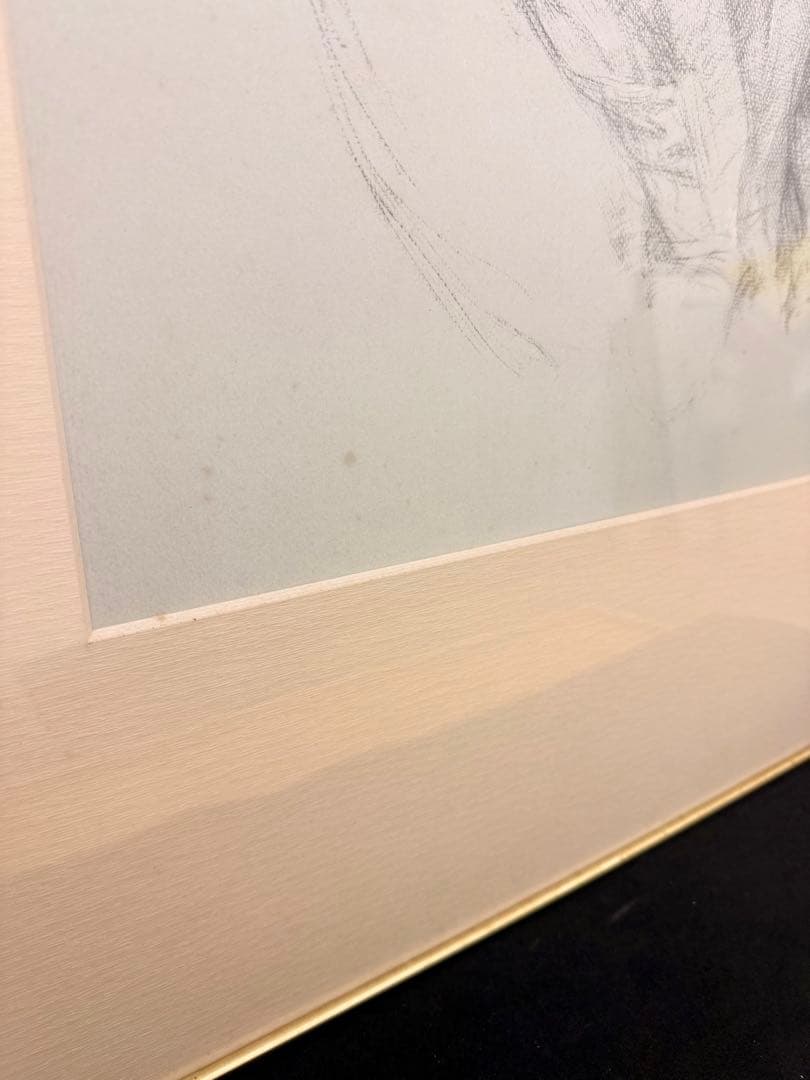 アンティーク ヴィンテージ 中山忠彦 人物画 絵画 レトロ