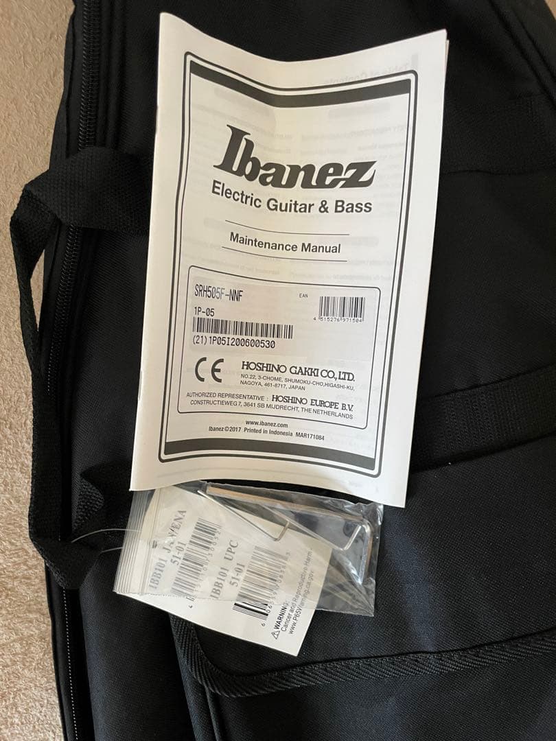 Ibanez SRH505F NNF 【Fenderギグバッグ付属】