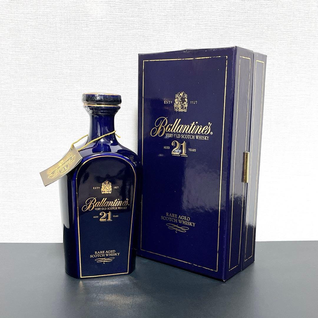 【未開封】バランタイン 21年 陶器 スコッチウイスキー