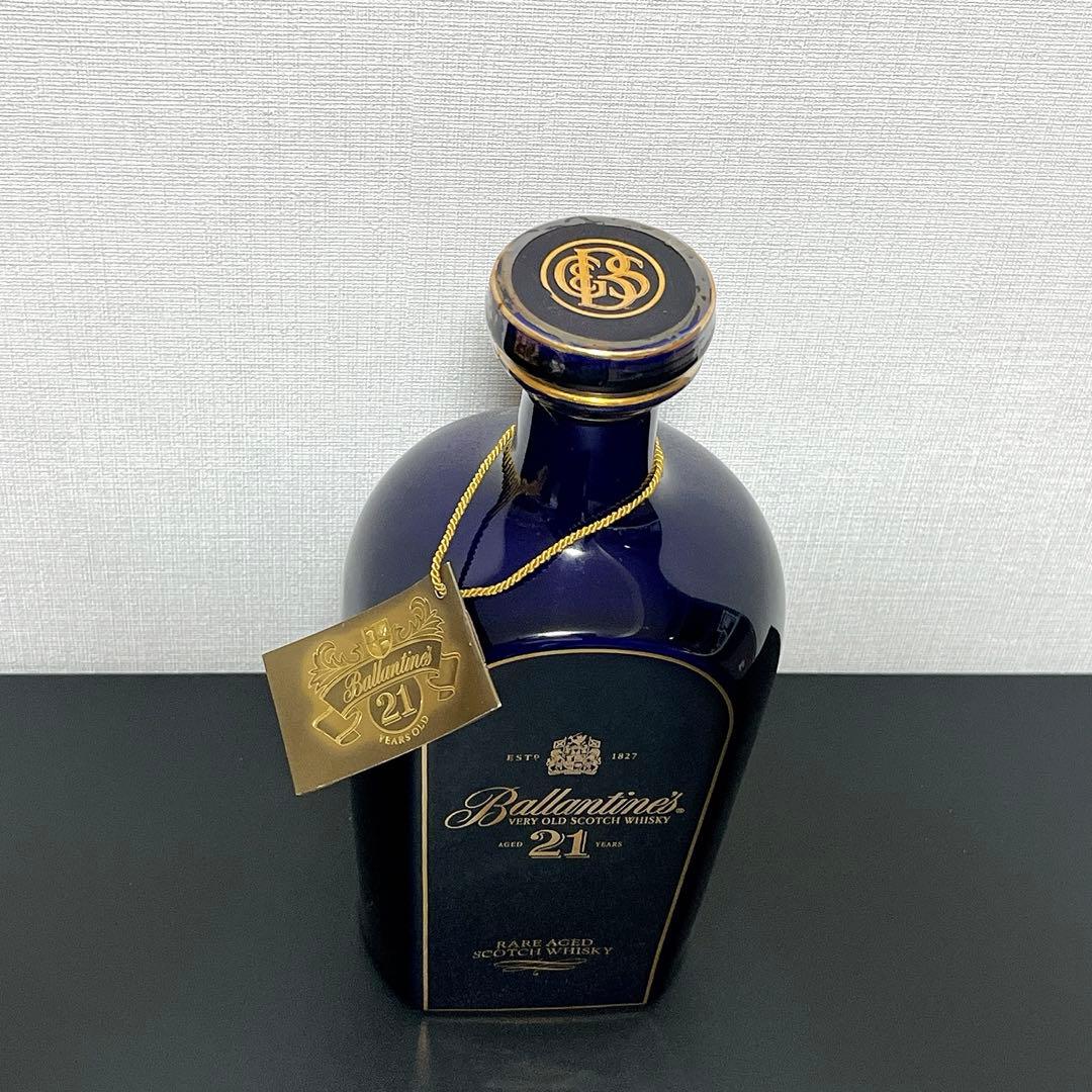【未開封】バランタイン 21年 陶器 スコッチウイスキー