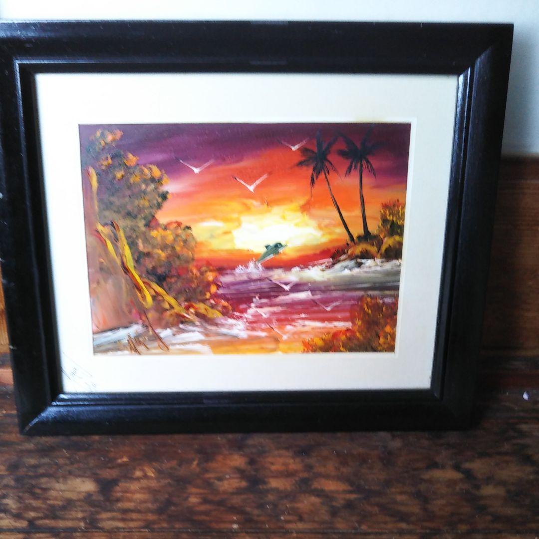 絵画　油絵　海外路上販売品　　　作者のサイン読めずすみません。