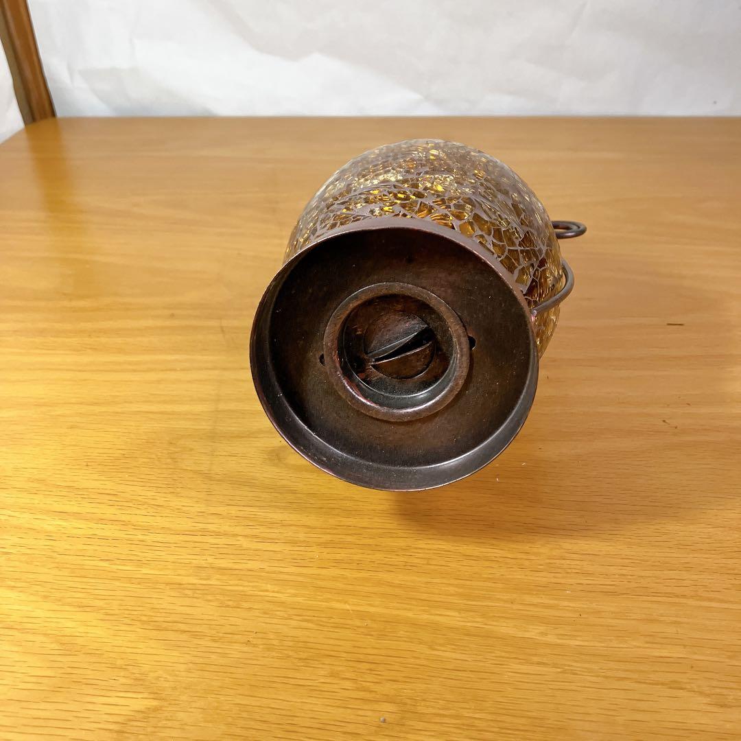 モザイクガラス ランタン キャンドルホルダー アンティーク調