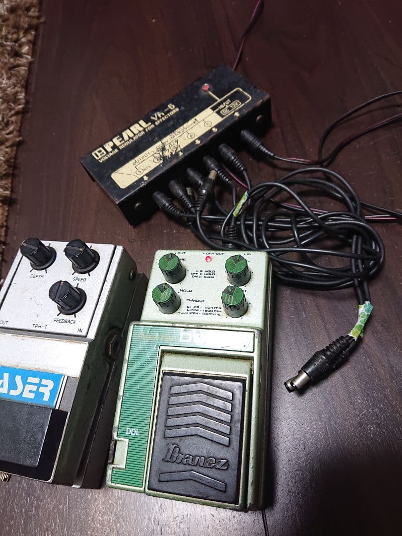 昭和62年 年代物 38年前のプレミアム音響機エフェクター ディレイ&フェイザー