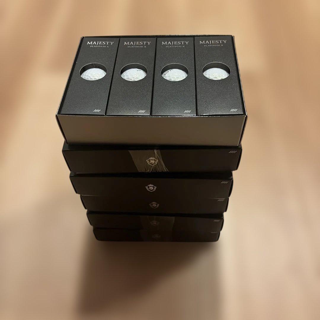 MAJESTY PLATINUM X ゴルフボール 72個セット 6ダース