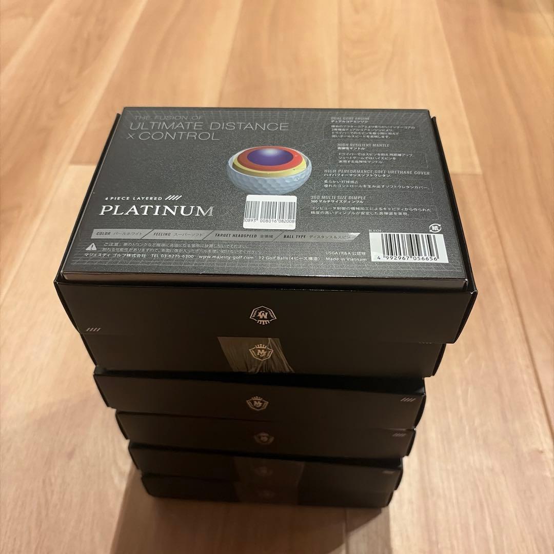 MAJESTY PLATINUM X ゴルフボール 72個セット 6ダース