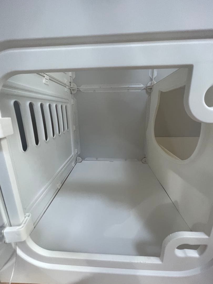 多段式キャットケージ 透明スライド扉