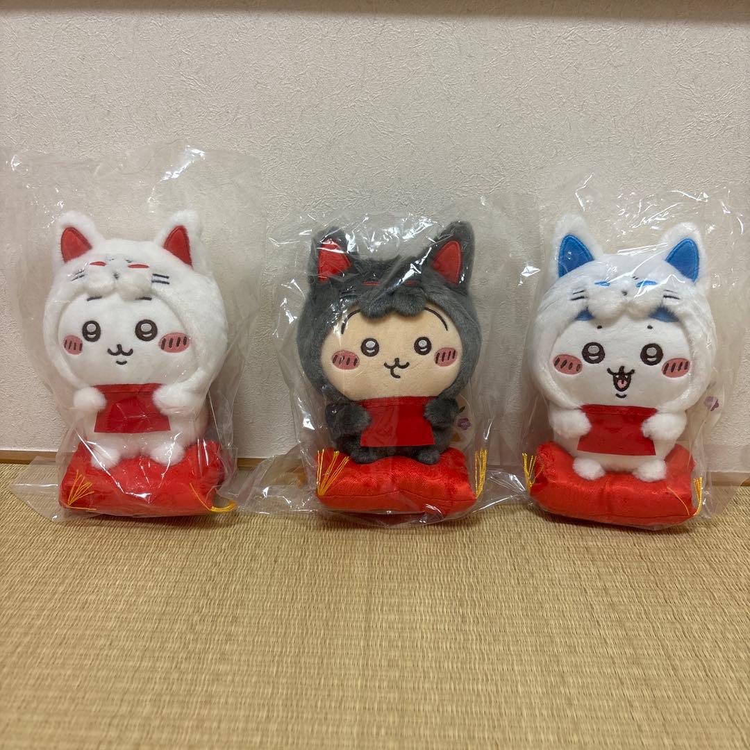 【新品未開封】伏見店限定 伏見稲荷なぬいぐるみ ちいかわ ハチワレ うさぎ