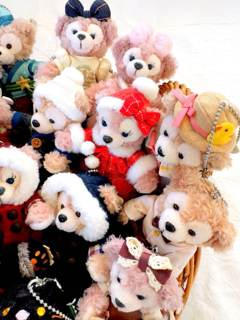 ダッフィー＆シェリーメイ　ぬいぐるみバッジ　まとめ売り