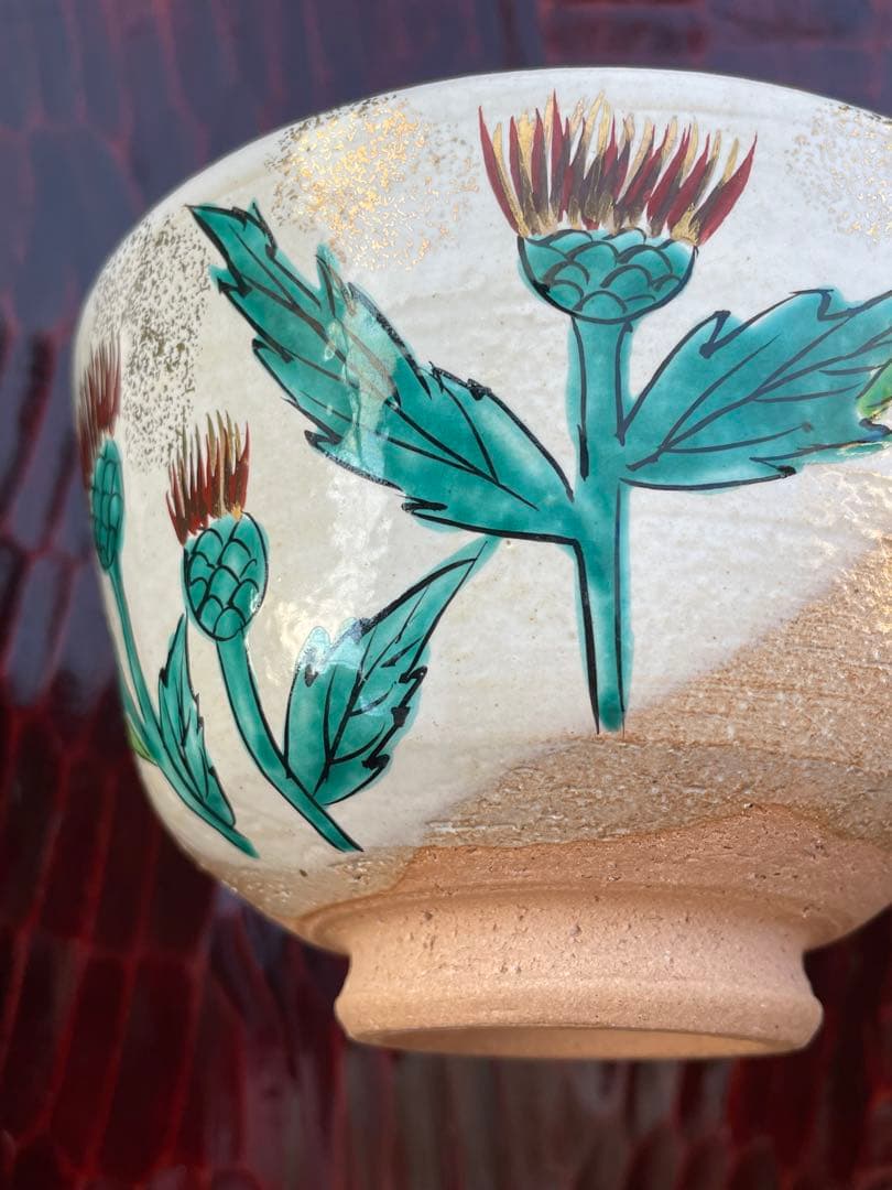 未使用　萩焼 藤井左入窯　茶泉付き 和風デザイン 陶器茶碗 セット