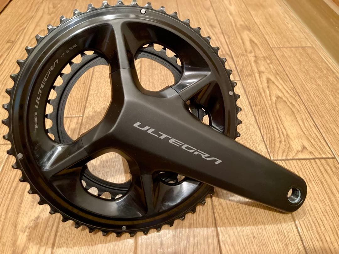 【美品】ULTEGRA fc-r8100（52/36）165mmショートクランク