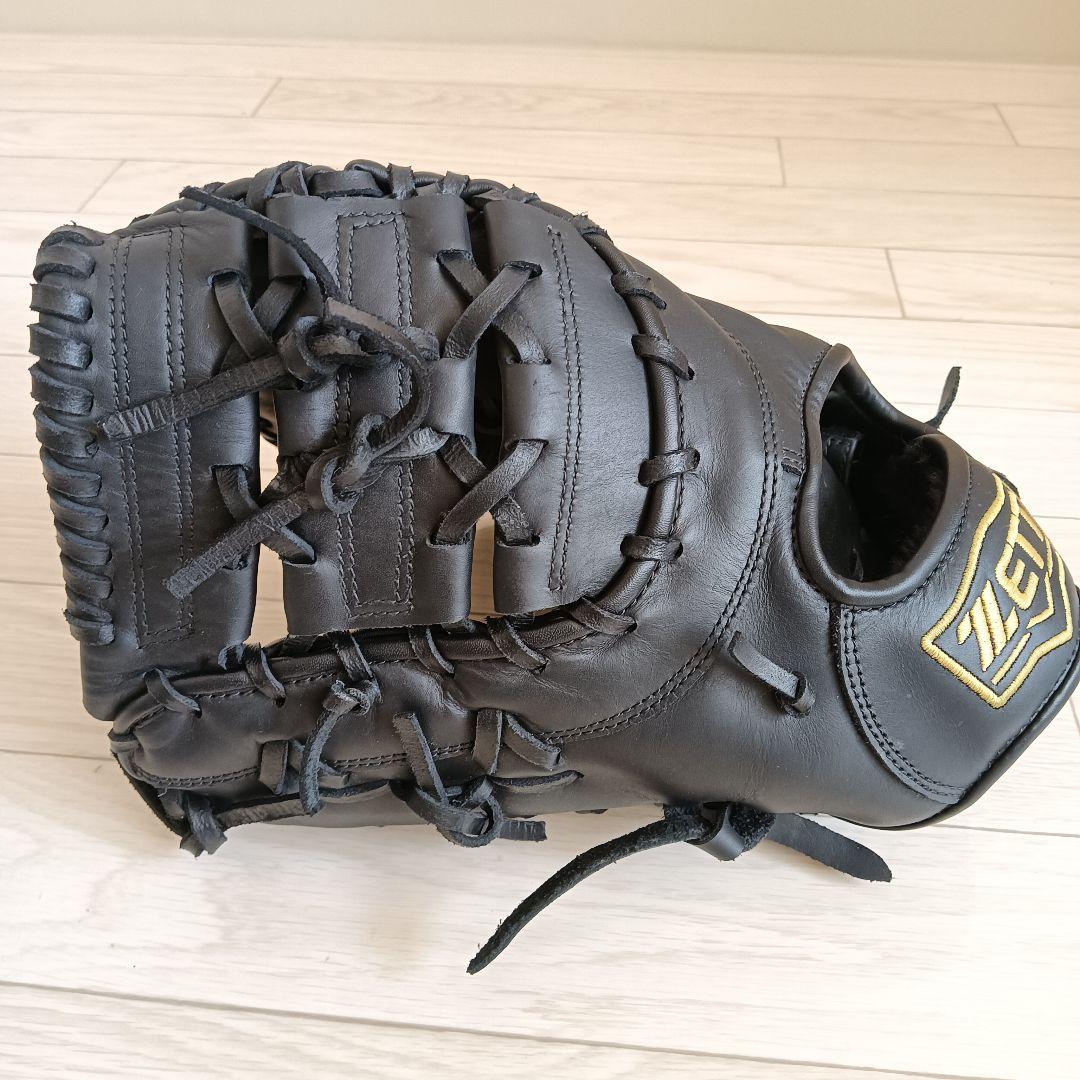 【極美品】ZETT 野球 一般 軟式 ソフトボール 兼用 ファーストミット　左