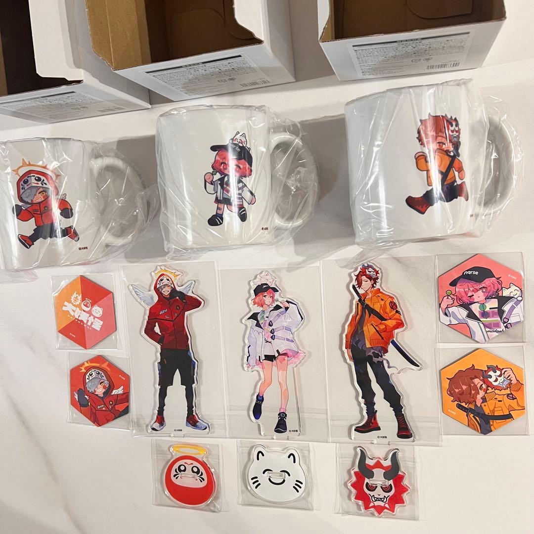 【まとめ売り】大妖怪　マグカップ　アクスタ　マグネット　だるさか　nqrse