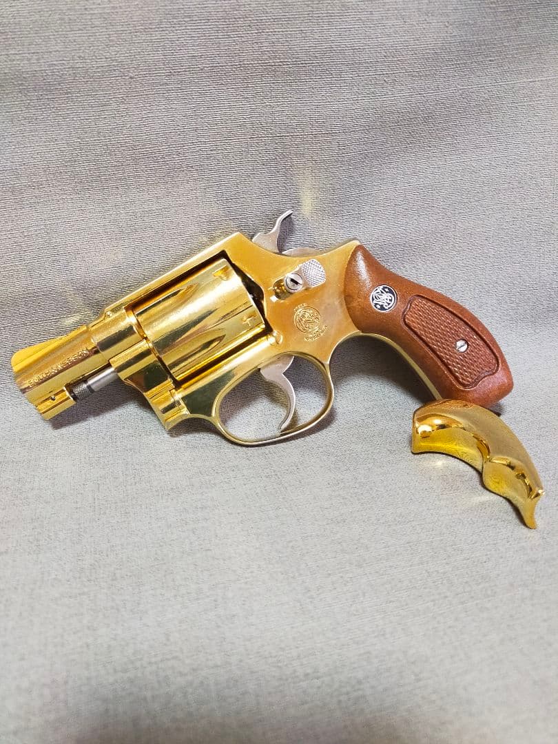 コクサイ S＆W M36 24k GOLDメッキ モデルガン