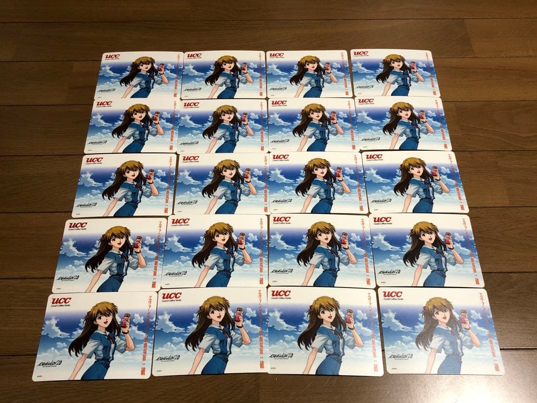 エヴァンゲリオン　マウスパッド　アスカ 未使用　20枚