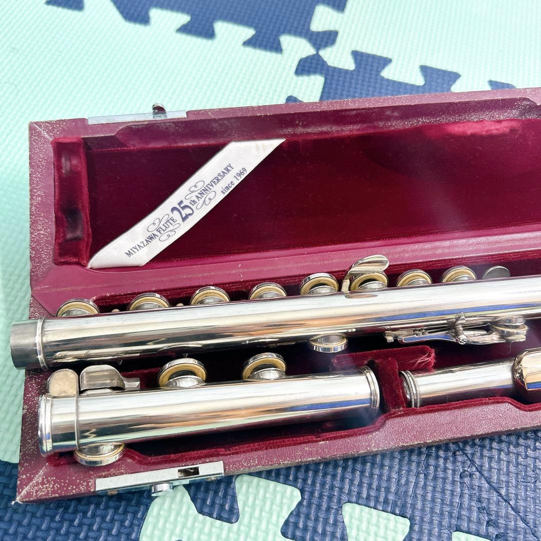 希少 ミヤザワフルート 25周年記念モデル 9K 頭部管銀製
